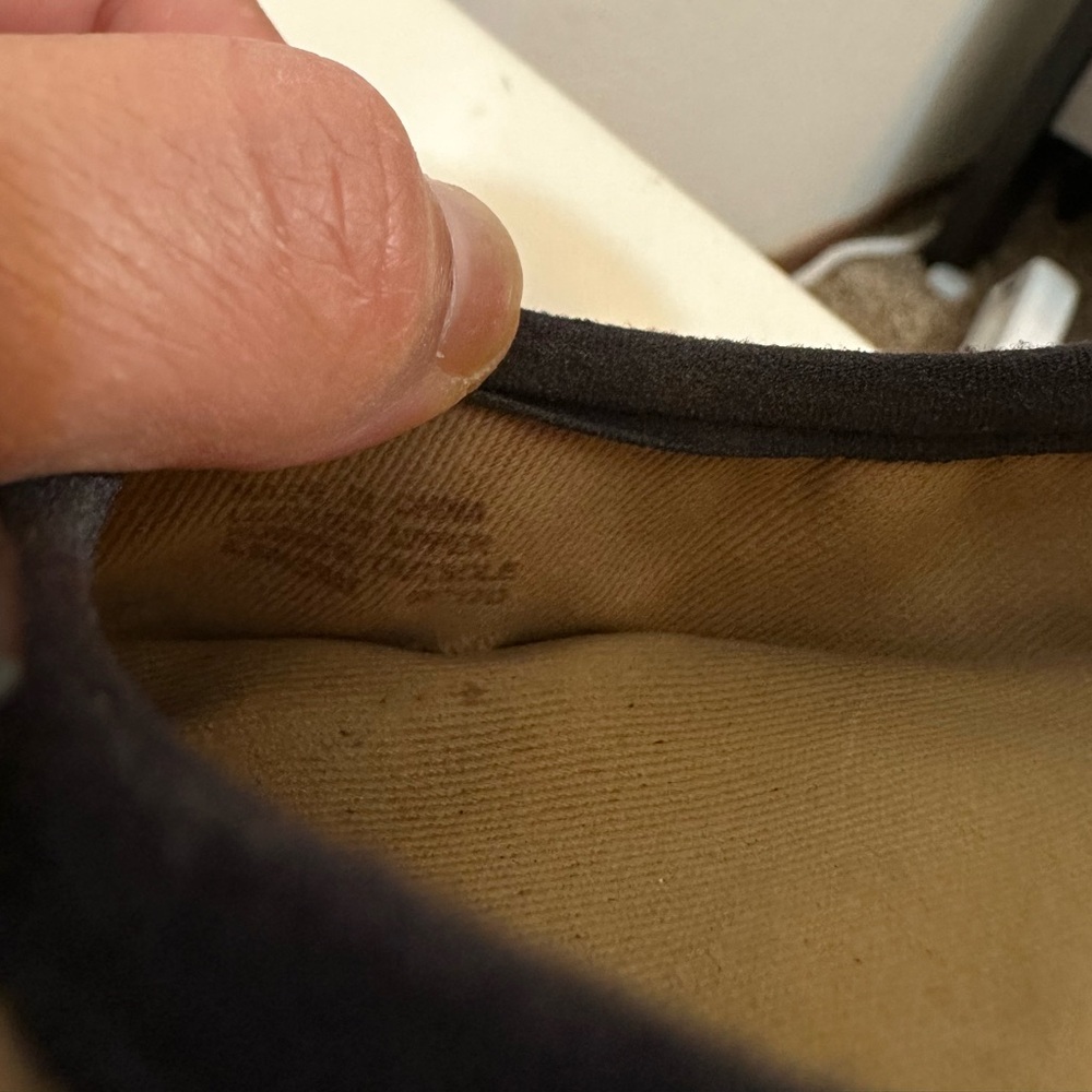 *PRE-LOVED* MICHAEL KORS Juliette Tan & Black Leather Ballet Flats - Picture 6 of 8